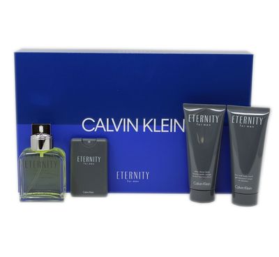 Calvin Klein Eternity Men 100ml edt + perfumetka 20ml + balsam po goleniu 100ml + żel pod prysznic 100ml