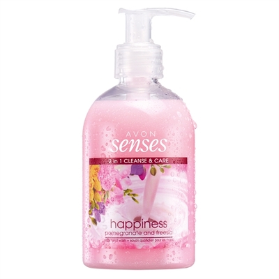 Avon Senses Happiness - mydło w płynie granat i frezja 250ml