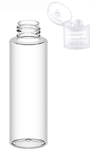 Butelka plastikowa PET na płyn, żel, z dozownikiem 100ml
