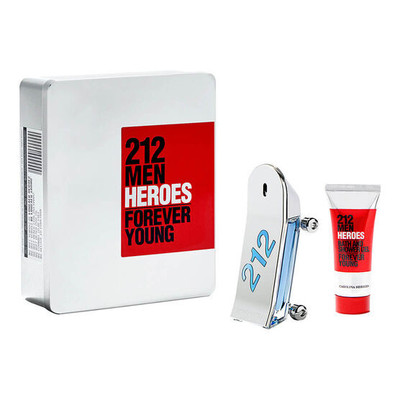 Carolina Herrera 212 Heroes Forever Young 90ml edt + 100ml żel