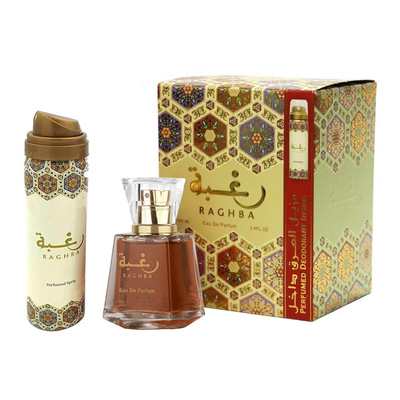 Lattafa Raghba for Woman 100ml edp + deo