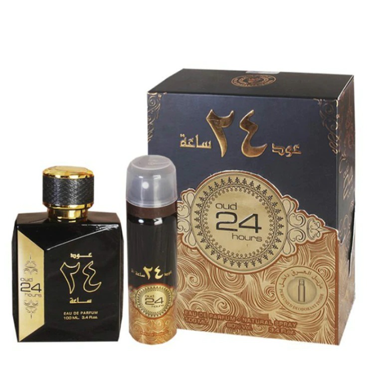 ard al zaafaran oud 24 hours woda perfumowana 100 ml   zestaw