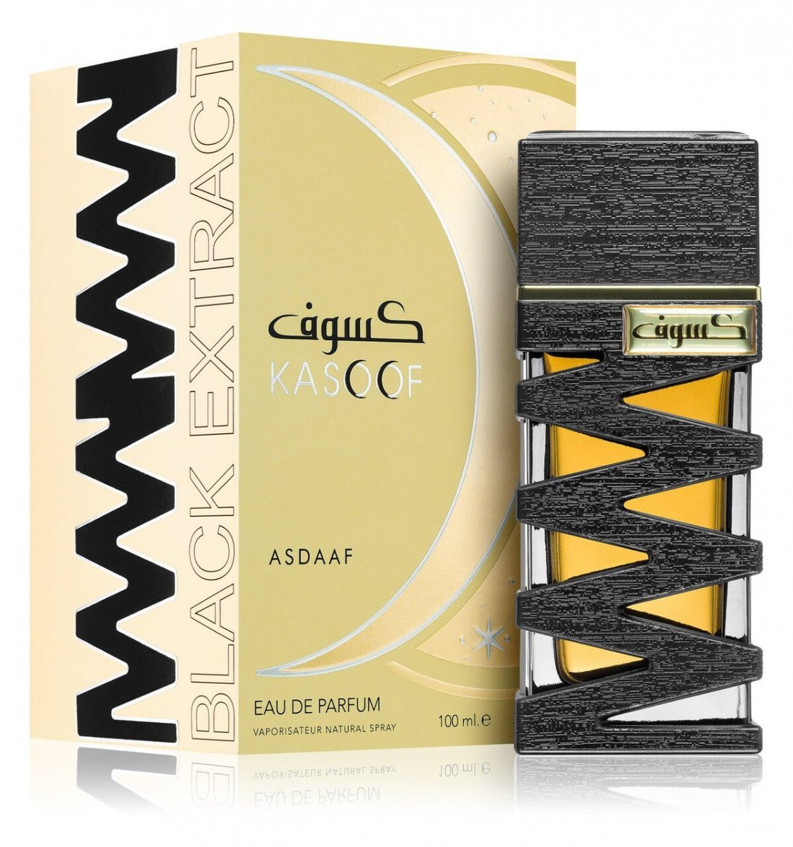 asdaaf kasoof black extract ekstrakt perfum 100 ml    