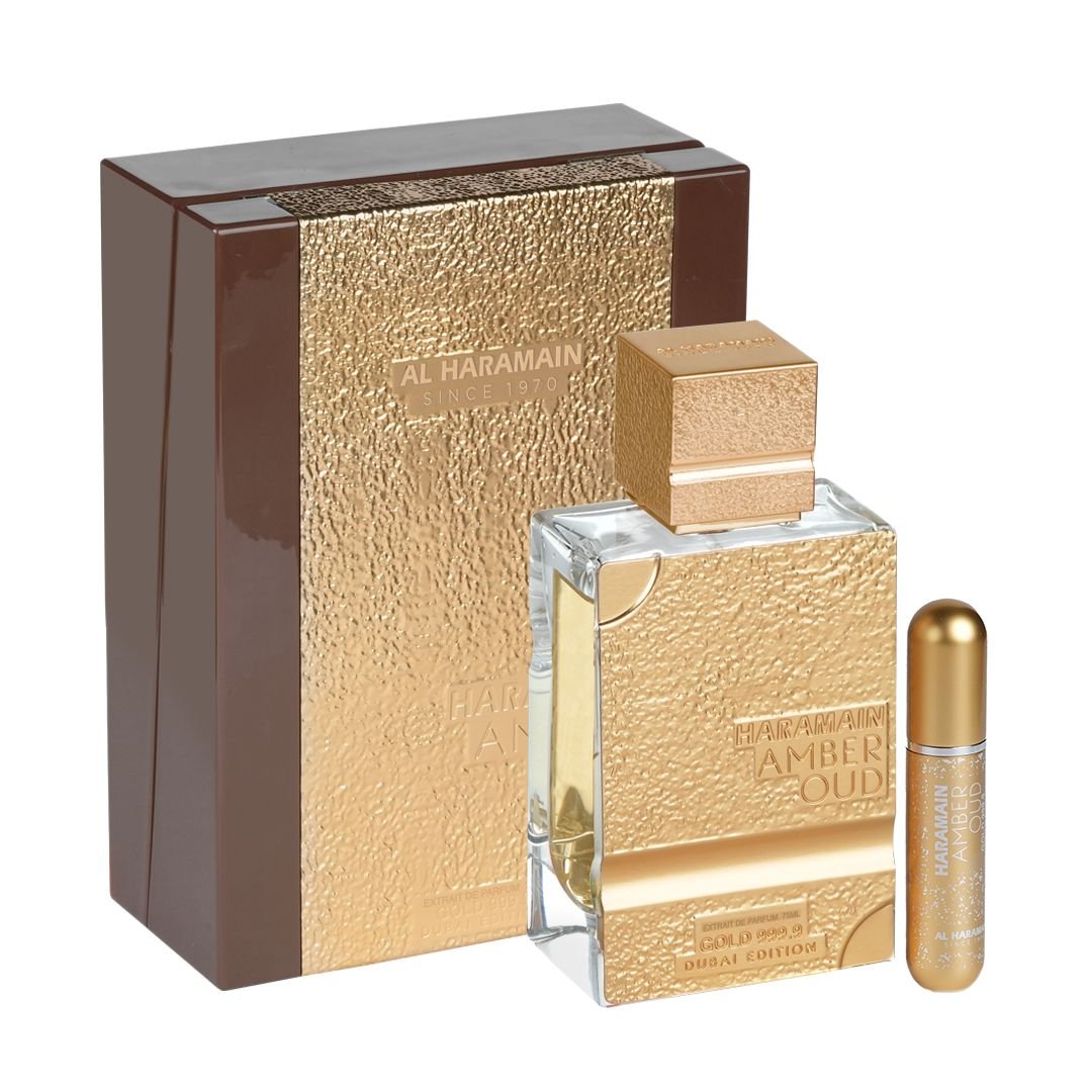 al haramain amber oud gold 999.9 dubai edition ekstrakt perfum 75 ml    